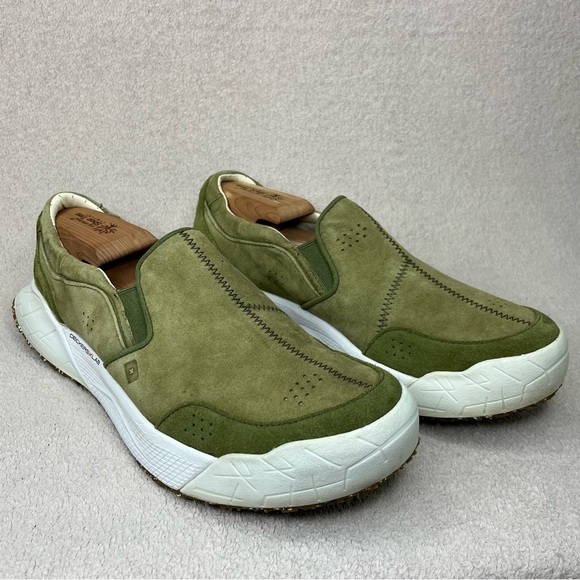 Deckers X Lab X-Scape Coupe Suede Slip On Sneakers-Green-Mens 10-Casual-Designer - Picture 2 of 12